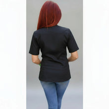 Carica l&#39;immagine nel visualizzatore di Gallery, Casacca zip nero MM cod: 6930
