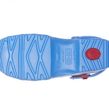 Carica l'immagine nel visualizzatore di Gallery, Zoccoli da lavoro sanitari ,cinturino regolabile  "azzurro" cod: 8248
