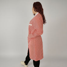 Carica l&#39;immagine nel visualizzatore di Gallery, camice da lavoro donna, rigo rosso ML cod:7649
