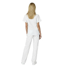 Cargar imagen en el visor de la galería, Divisa da lavoro,completa,unisex,collo V "bianco" cod: 8378
