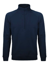 Carica l&#39;immagine nel visualizzatore di Gallery, Felpa mezza zip &quot;blu&quot; cod: pa339
