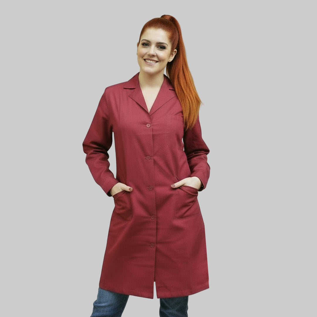 Camice da lavoro donna, classico misto cotone 