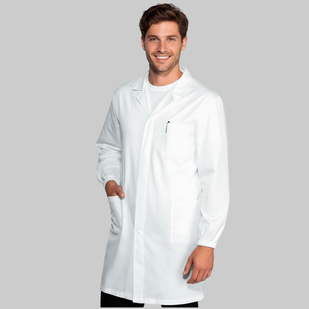 Camice da laboratorio,da lavoro uomo, cotone pesante,per scuola chimica, COD: 26922