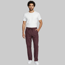 Carica l&#39;immagine nel visualizzatore di Gallery, Pantalone rigato bordeaux&quot;regular-fit&quot; cod:7906
