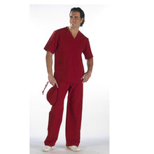 Carica l&#39;immagine nel visualizzatore di Gallery, Divisa da lavoro,sanitaria,infermieristica,estetica,completa,unisex,scollo V 8299
