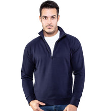 Carica l'immagine nel visualizzatore di Gallery, Felpa mezza zip "blu" cod: pa339
