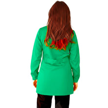 Load image into Gallery viewer, Camice da lavoro donna,casacca verde con profilo ML cod: 7722
