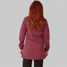 Carica l&#39;immagine nel visualizzatore di Gallery, camice da lavoro donna ml &quot;bordeaux&quot; con profilo cod: 6916
