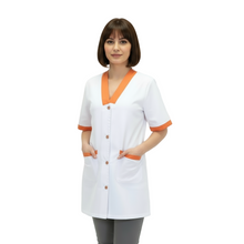 Carica l'immagine nel visualizzatore di Gallery, Casacca,camice da lavoro, profilo arancione MM Cod:7586
