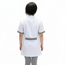 Carica l&#39;immagine nel visualizzatore di Gallery, casacca,camice da lavoro, mm profilo &quot;sale e pepe&quot; cod: 7173
