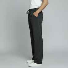 Carica l&#39;immagine nel visualizzatore di Gallery, Pantaloni da cuoco regular-fit &quot;nero gessato&quot; cod:8944
