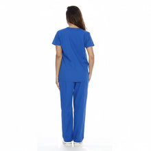 Carica l&#39;immagine nel visualizzatore di Gallery, Divisa da lavoro, unisex scollo V &quot;ROYAL&quot; cod: 18122
