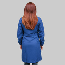 Carica l'immagine nel visualizzatore di Gallery, camice da lavoro donna,ml lungo "blu royal" Cod:7104
