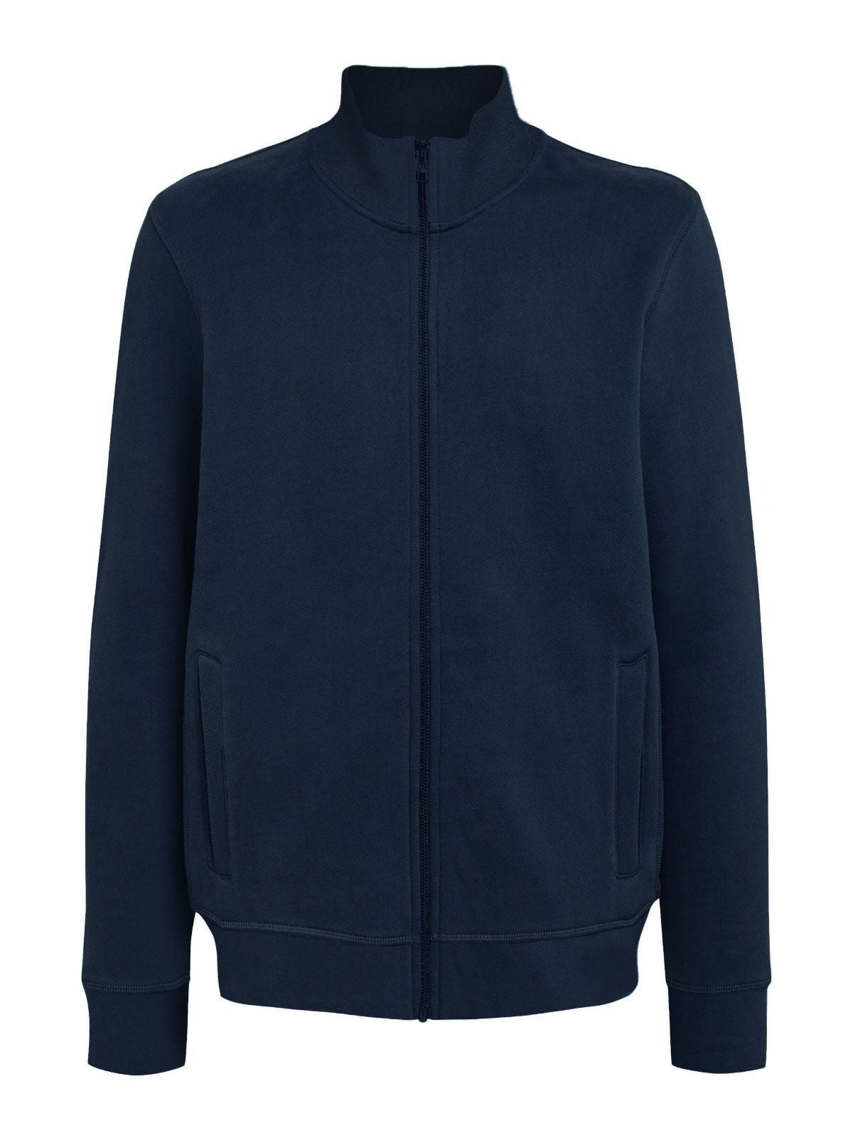 Felpa Zip intera blu cod: 340