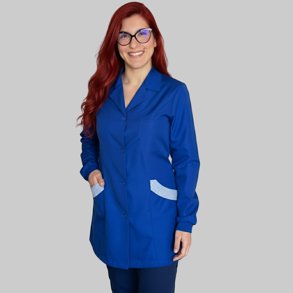 Camice,Casacca da Lavoro Donna,Slim,Maestra Asilo,Estetista,Nails,COD: 12031