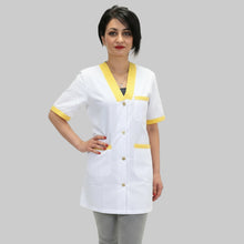 Carica l&#39;immagine nel visualizzatore di Gallery, Casacca,camice da lavoro, profilo giallo MM cod: 7609
