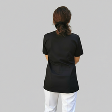 Carica l&#39;immagine nel visualizzatore di Gallery, camice da lavoro,casacca modello beauty, nero Cod: 290724
