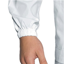 Carica l'immagine nel visualizzatore di Gallery, Camice da Laboratorio Donna, Cotone Pesante Bianco, Polsini Elasticizzati, Bottoni Automatici cod: 0303
