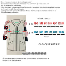 Carica l&#39;immagine nel visualizzatore di Gallery, Camice da lavoro,casacca zip &quot;rosso&quot; ML Cod:1606
