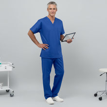 Cargar imagen en el visor de la galería, Divisa da lavoro, unisex scollo V "ROYAL" cod: 18122
