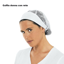 Carica l'immagine nel visualizzatore di Gallery, Cuffia da lavoro,copricapo con rete cod: 8088
