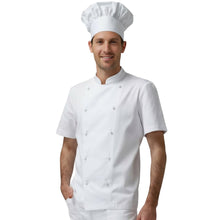 Carica l&#39;immagine nel visualizzatore di Gallery, Giacca da cuoco,pasticciere,panettiere,cotone mezza manica cod: 30922
