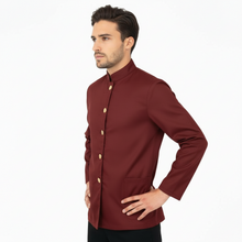 Carica l'immagine nel visualizzatore di Gallery, Giacca,giubba facchino/bar/domestico "bordeaux" cod:1618
