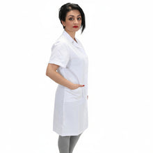 Lade das Bild in den Galerie-Viewer, Camice da lavoro donna bianco,Mezza manica cod: 2204
