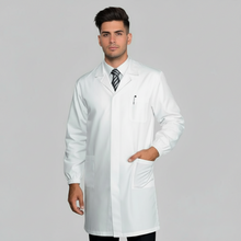 Carica l&#39;immagine nel visualizzatore di Gallery, Camice da laboratorio,da lavoro uomo, cotone pesante,per scuola chimica, COD: 26922
