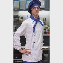 Carica e avvia il video nel visualizzatore di galleria, Giacca chef "europe" cod: 7869
