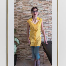 Carica e avvia il video nel visualizzatore di galleria, Camice da lavoro donna,giromanica,casacca per operaia,Maestra, Imprese Pulizia, Grembiule per fruttivendolo,COD: 120325
