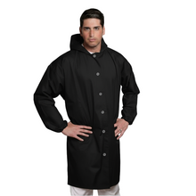 Carica l'immagine nel visualizzatore di Gallery, Camice da macellaio con cappuccio NERO cod : 80224
