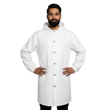 Load image into Gallery viewer, Camice da macellaio con cappuccio bianco cod : 80223
