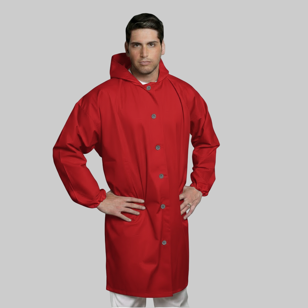 Camice da macellaio con cappuccio rosso cod : 80227