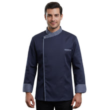 Lade das Bild in den Galerie-Viewer, Giacca chef "cook" Blu con automatici cod: 7777
