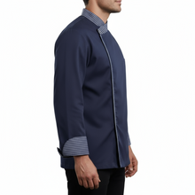 Lade das Bild in den Galerie-Viewer, Giacca chef "cook" Blu con automatici cod: 7777
