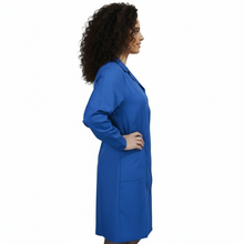 Carica l'immagine nel visualizzatore di Gallery, camice da lavoro donna,ml lungo "blu royal" Cod:7104
