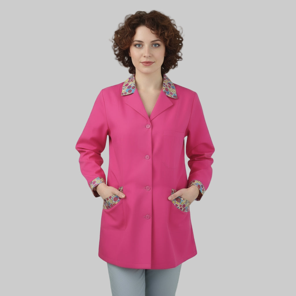 Camice da lavoro donna,casacca slim, 