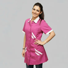 Carica l&#39;immagine nel visualizzatore di Gallery, Camice da lavoro donna,casacca slim, &quot;Fuchsia  Cod:7524
