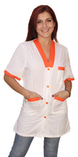 Carica l&#39;immagine nel visualizzatore di Gallery, Casacca,camice da lavoro, profilo arancione MM Cod:7586
