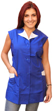 Carica l&#39;immagine nel visualizzatore di Gallery, Casacca,camice da lavoro, giromanica &quot;BLU ROYAL&quot; cod:7227
