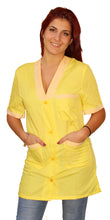 Carica l&#39;immagine nel visualizzatore di Gallery, Camice da lavoro,casacca donna MM &quot;giallo&quot; cod: 7258
