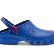 Charger l'image dans la galerie, Sabots de travail sanitaires, bride bleue réglable, code : 8253
