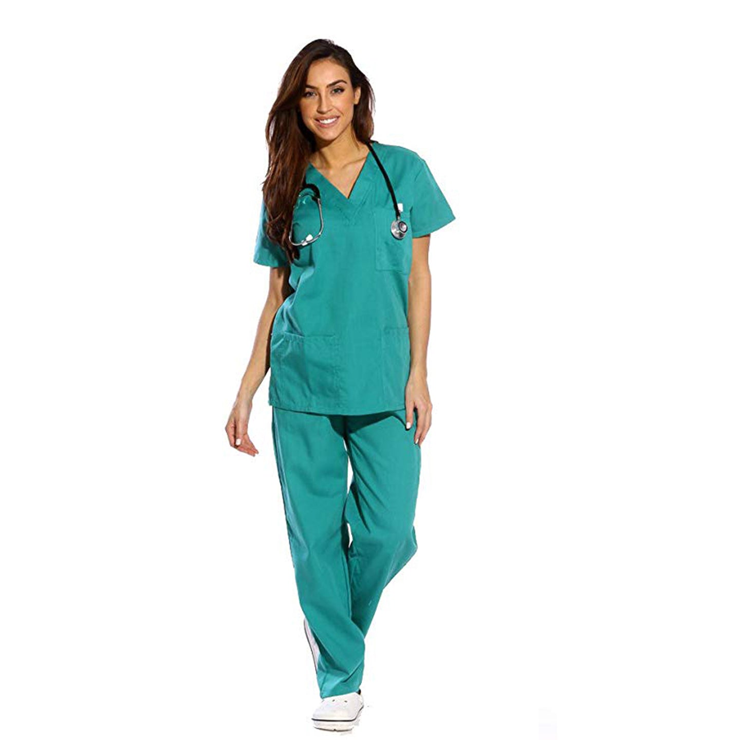 Divisa da lavoro,completa,unisex,scollo V 