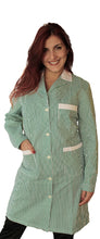 Carica l&#39;immagine nel visualizzatore di Gallery, camice da lavoro donna rigo verde ML cod:7648
