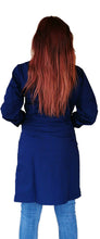 Carica l&#39;immagine nel visualizzatore di Gallery, camice da lavoro donna,ml lungo &quot;blu scuro&quot; cod: 200522
