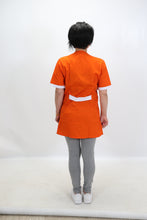 Carica l&#39;immagine nel visualizzatore di Gallery, Camice da lavoro donna,casacca &quot;arancione&quot; cod: 3330
