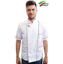 Carica l&#39;immagine nel visualizzatore di Gallery, Giacca pizzaiolo 100% cotone made in italy cod:2301
