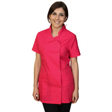 Carica l'immagine nel visualizzatore di Gallery, Casacca da lavoro,camice slim  Mod Londinese "FUCHSIA" Cod:7098
