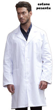 Carica l&#39;immagine nel visualizzatore di Gallery, Camice da lavoro,laboratorio, bianco uomo ,cotone pesante ML cod: 7999
